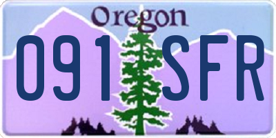OR license plate 091SFR