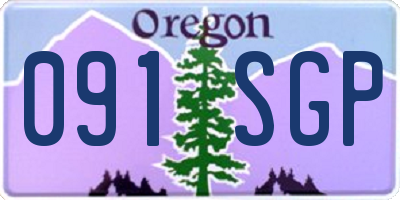 OR license plate 091SGP