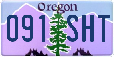 OR license plate 091SHT