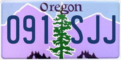 OR license plate 091SJJ