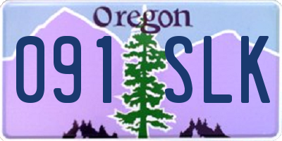OR license plate 091SLK