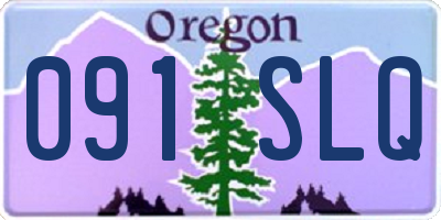 OR license plate 091SLQ