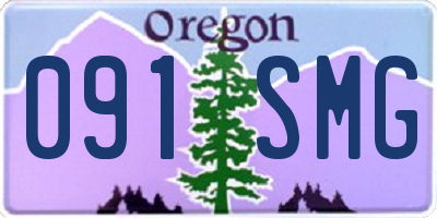 OR license plate 091SMG