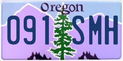 OR license plate 091SMH