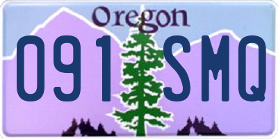 OR license plate 091SMQ