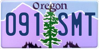 OR license plate 091SMT