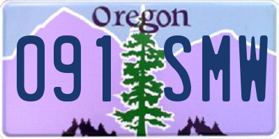 OR license plate 091SMW