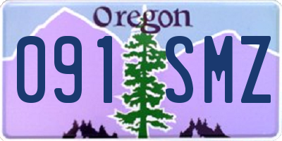 OR license plate 091SMZ