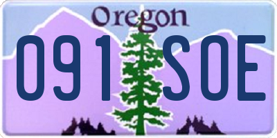OR license plate 091SOE
