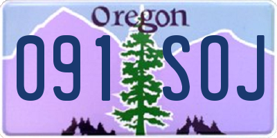 OR license plate 091SOJ
