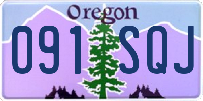 OR license plate 091SQJ