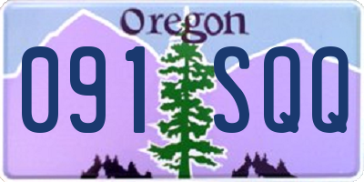 OR license plate 091SQQ