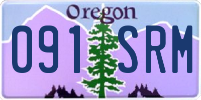 OR license plate 091SRM