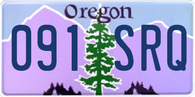 OR license plate 091SRQ