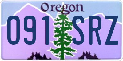 OR license plate 091SRZ