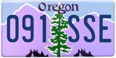 OR license plate 091SSE