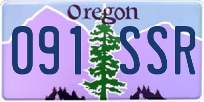 OR license plate 091SSR