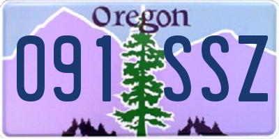 OR license plate 091SSZ