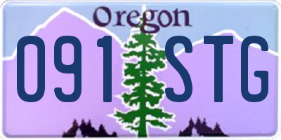 OR license plate 091STG