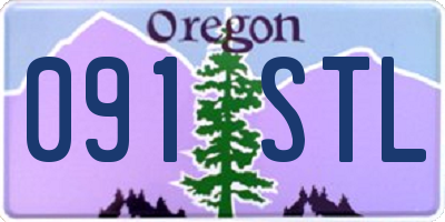 OR license plate 091STL