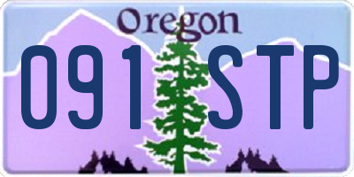 OR license plate 091STP