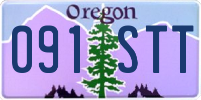 OR license plate 091STT
