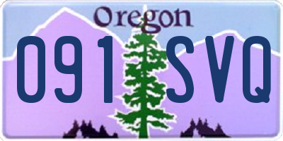 OR license plate 091SVQ