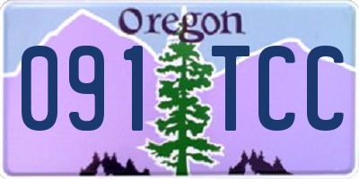 OR license plate 091TCC
