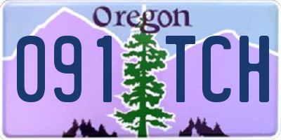 OR license plate 091TCH