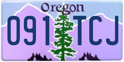 OR license plate 091TCJ