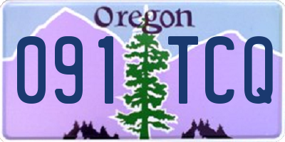 OR license plate 091TCQ