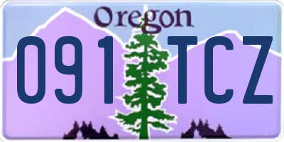 OR license plate 091TCZ