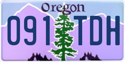 OR license plate 091TDH