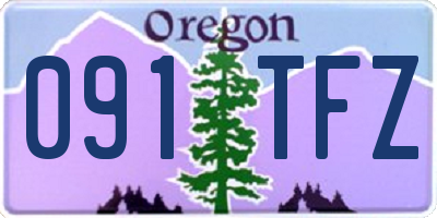 OR license plate 091TFZ