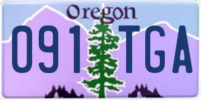 OR license plate 091TGA