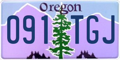 OR license plate 091TGJ
