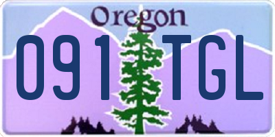 OR license plate 091TGL