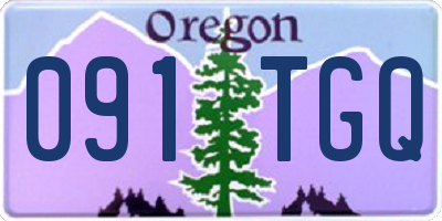 OR license plate 091TGQ