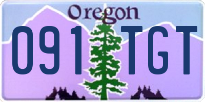 OR license plate 091TGT