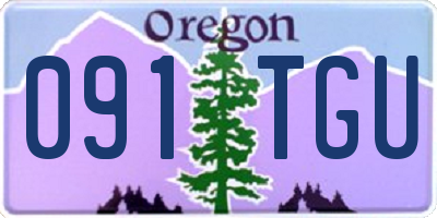 OR license plate 091TGU