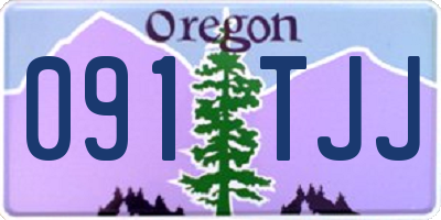 OR license plate 091TJJ