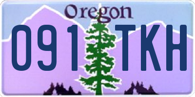 OR license plate 091TKH