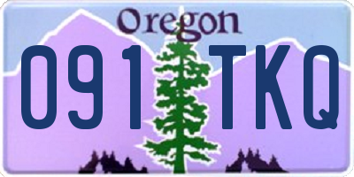 OR license plate 091TKQ