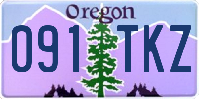 OR license plate 091TKZ