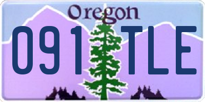OR license plate 091TLE