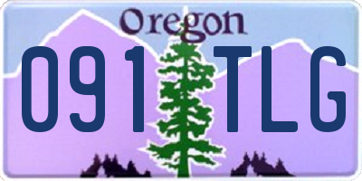OR license plate 091TLG