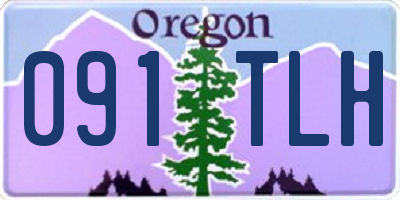 OR license plate 091TLH
