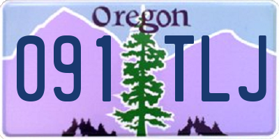 OR license plate 091TLJ
