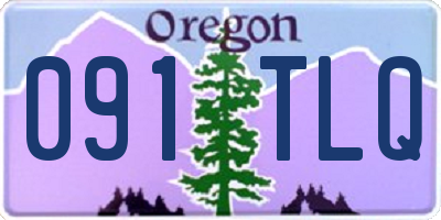 OR license plate 091TLQ
