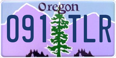 OR license plate 091TLR